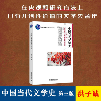 2024新版 中国当代文学史 第三版 洪子诚 博雅大学堂文学史 大学本科汉语言文学专业考研教材教程 当代文学教材 北京大学出版社