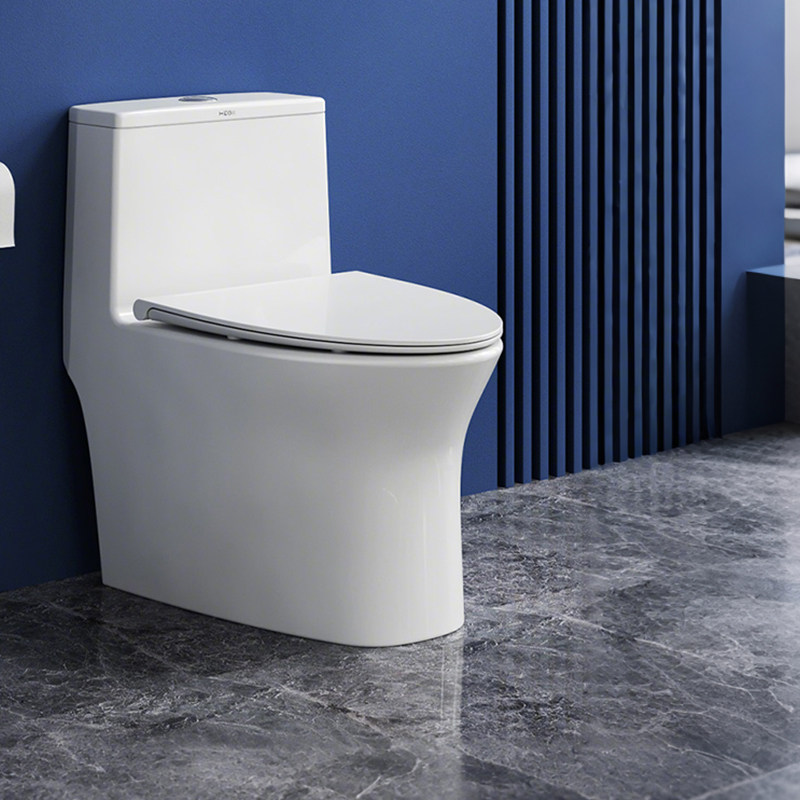 恒洁虹吸式抽水马桶超打大包舒适型防溅坐厕座便普通坐便器601D