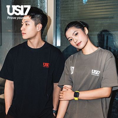 US17 复古经典T恤LOGO索罗娜凉感抗菌防嗮短袖百搭简