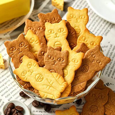 ABD黄油咖啡芝士味喵脆饼干