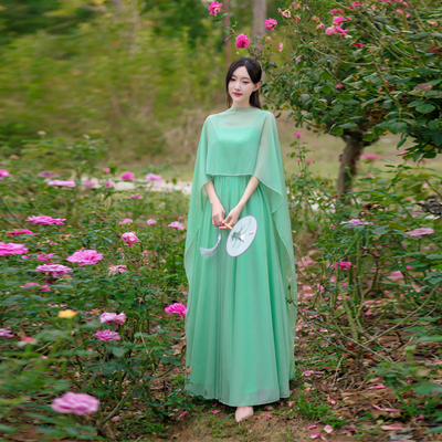 禅意女装拍照好看的裙子沙滩长裙