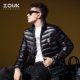 ZOUK卡通徽章潮牌绗缝设计羽绒服男外套高级感欧货男装 冬 2022新款