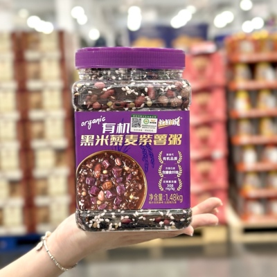 谷鲜说有机黑米藜麦紫薯粥营养粥