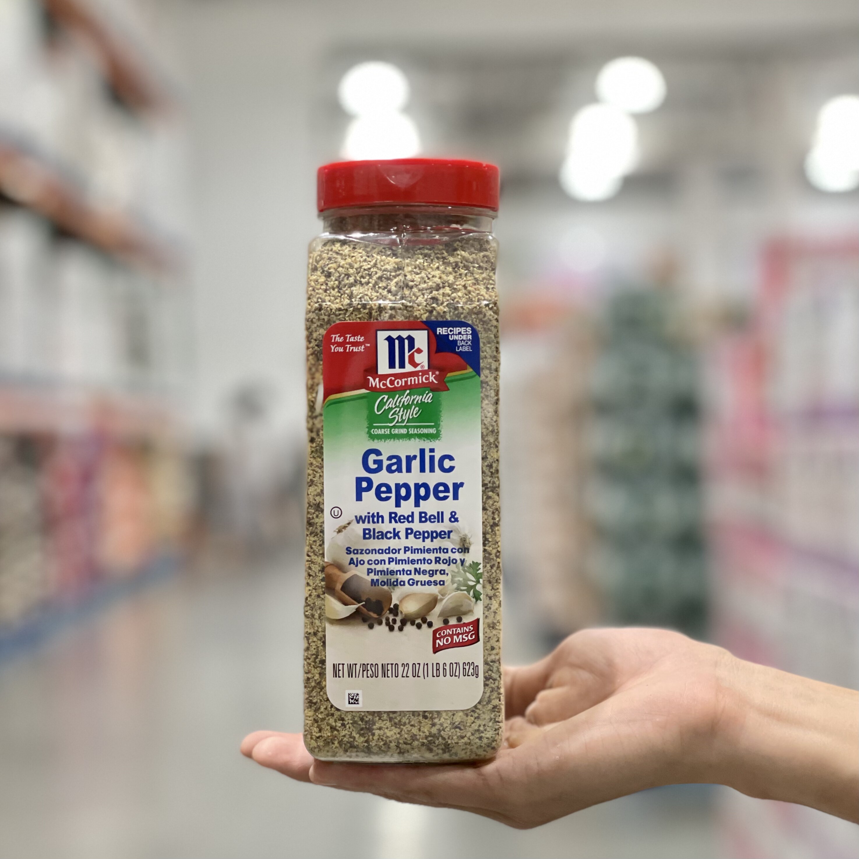 costco代购mccormick味好美加州黑胡椒大蒜味调味料623g美国进口