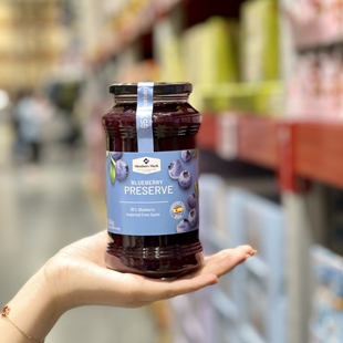 会员店代购 MM蓝莓酱果酱640g丹麦进口零0脂肪涂抹面包酱即食