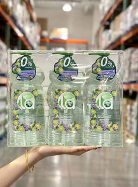LA植萃洗洁精1L*3瓶装家用厨房餐具强效去油污洗碗液剂果蔬清洁