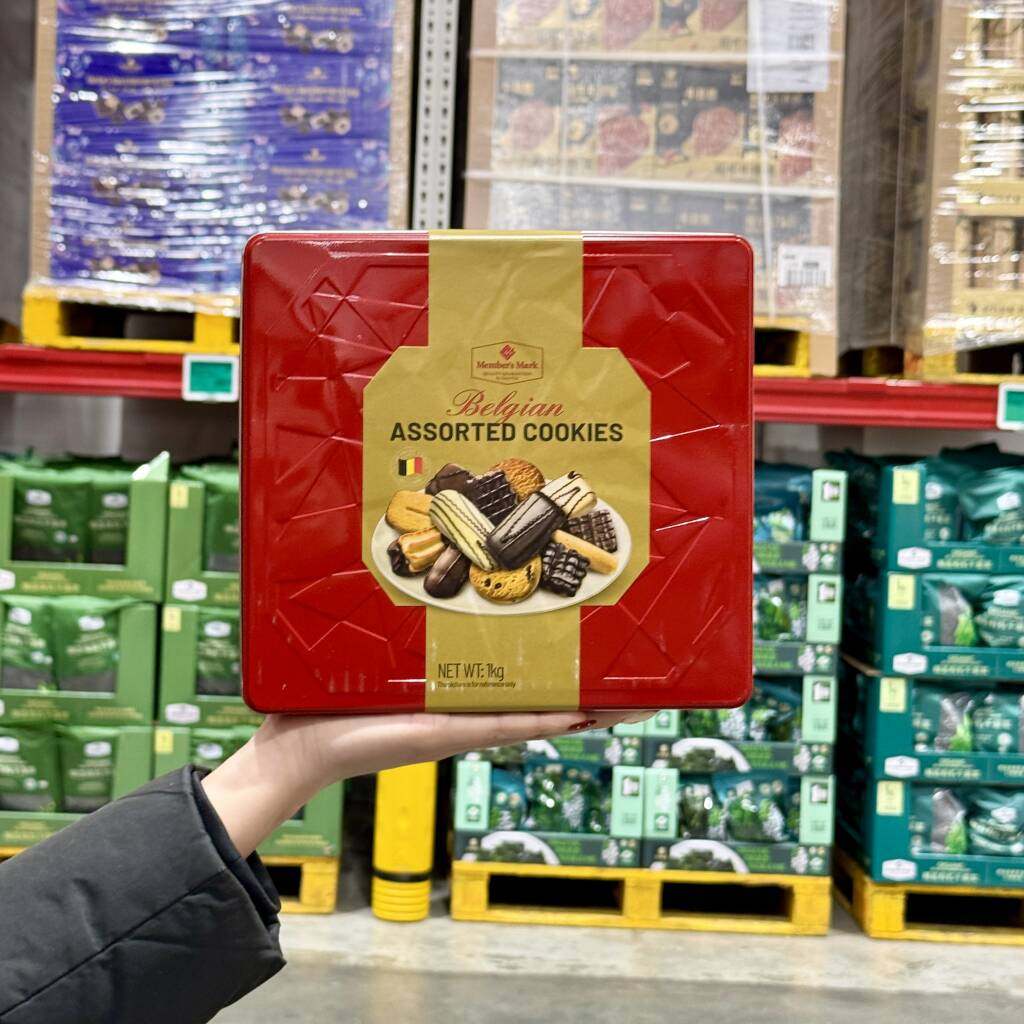 代购MM比利时什锦曲奇饼干1000g进口巧克力味饼干年货新年送礼