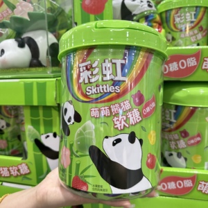 山姆代购彩虹糖萌萌熊软糖409g混合水果味0糖糖果QQ糖儿童小零食