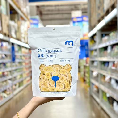 宜客香蕉干400g水果干脆片