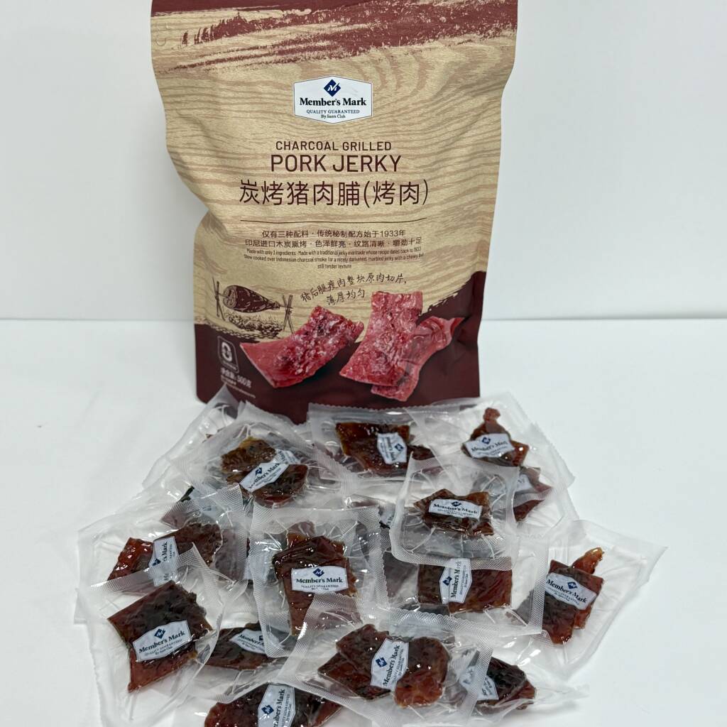 山姆代购MM炭烤猪肉脯猪肉干烤肉片熟食休闲解馋小吃零食便携