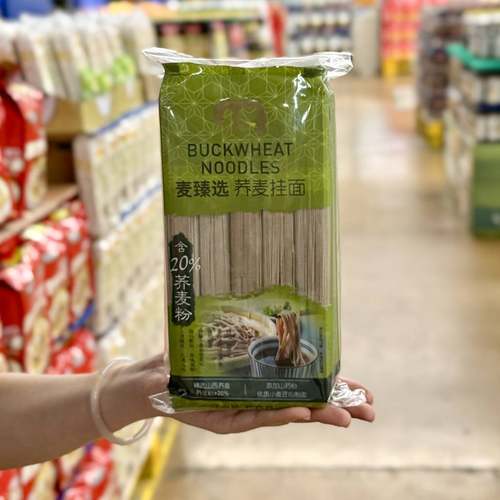 麦臻选荞麦挂面1000g面条
