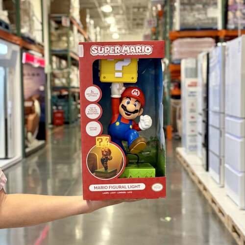 Costco代购Super Mario造型桌灯马里奥小夜灯桌面装饰灯儿童礼物