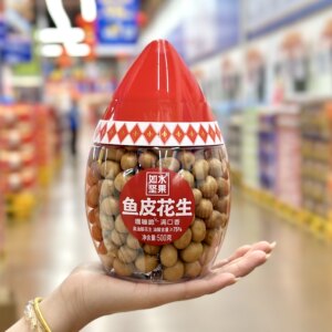 如水坚果鱼皮花生网红休闲零食