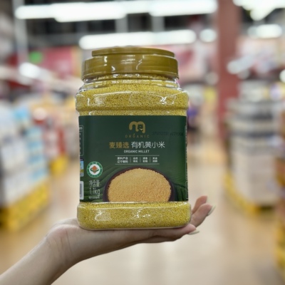 麦臻选有机黄小米熬米油粥煮粥