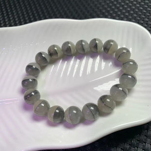 天然赤铁矿千层手链女款金属矿石手串简约时尚情侣饰品