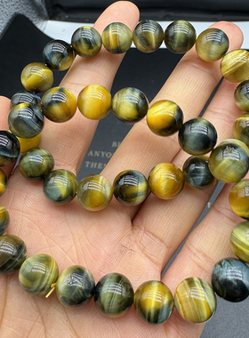 天然梦幻虎眼石手链男女款木变石民族风手串女情侣水晶学生礼物