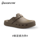 勃肯凉拖四季 罗敷LUOFU洞洞鞋 男外出包头防滑透气简约时尚 外出eva