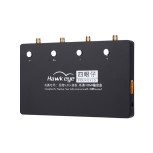 四路接收 鹰眼四眼仔 四分割 HDMI 输出 小飞手四眼仔