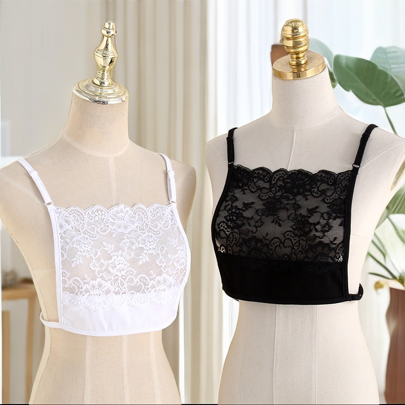吊带蕾丝抹胸胸口裹胸遮胸