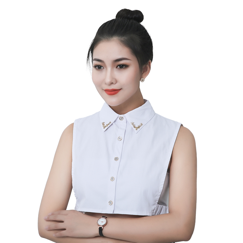春秋冬季黑白女士大码假领子