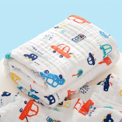 高密纱布婴儿浴巾纯棉六层初生儿童毛巾被子新生儿宝宝浴巾全棉