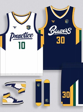 篮球服套装定制男女款夏季速干美式球衣运动比赛训练队服定做logo