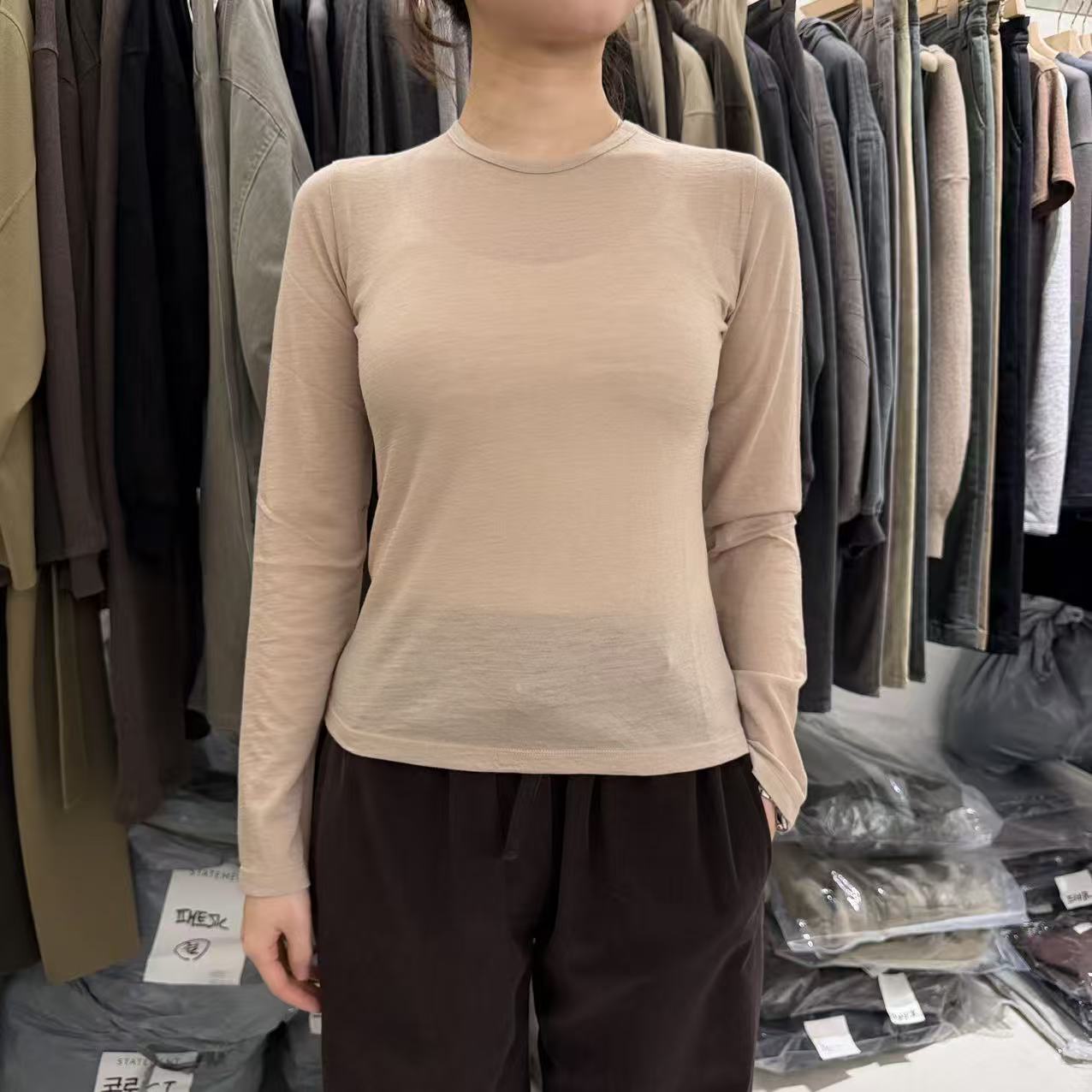 爱情的模漾  韩国代购  PC047（statement）羊毛100上衣