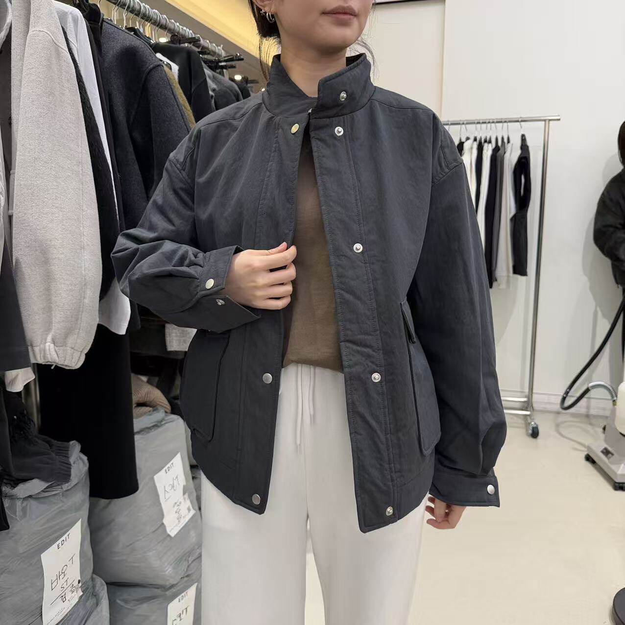 爱情的模漾  韩国代购 PB150（edit）帥氣立領外套