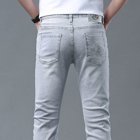 修身小脚直筒水洗显瘦休闲长裤