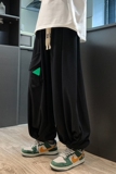 美式高街大口袋E小众设计华夫格工装裤篮球运动裤男K87-P68控88，男装工装外套，电商A005-1