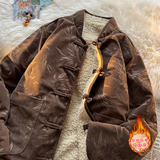 新中式W树叶灯芯绒羊羔毛加绒加厚双面穿棉服夹克JK15-P135控158，男装夹克，电商A005-1