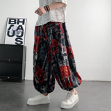 超大码8XL风泰大象垂感折褶小众设计阔腿裤男K275-P68控88，男装休闲裤，电商A005-1