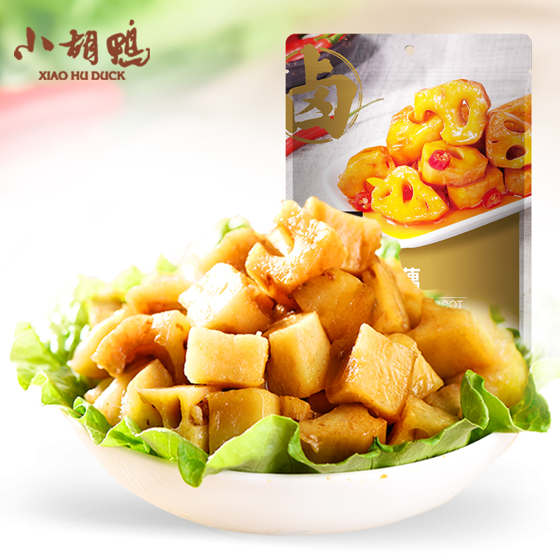 小胡鸭卤藕158g袋香辣藕片独立包装卤味素食小吃麻辣开袋即食熟食,零食/坚果/特产,卤味素食,淘宝优惠券,粉丝福利购,淘宝优惠卷