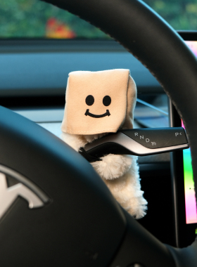 西高地车饰品汽车怀挡装饰怀档玩偶车内摆件车载雨刮器公仔转向灯