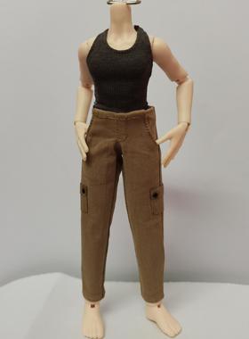 阿巳3.0bjd12分娃衣1/12兵人衣服 女 机娘TBL素体现代6寸装裤背心