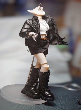 阿巳3.0修罗丸北冥12分OB娃衣皮夹克T短裤