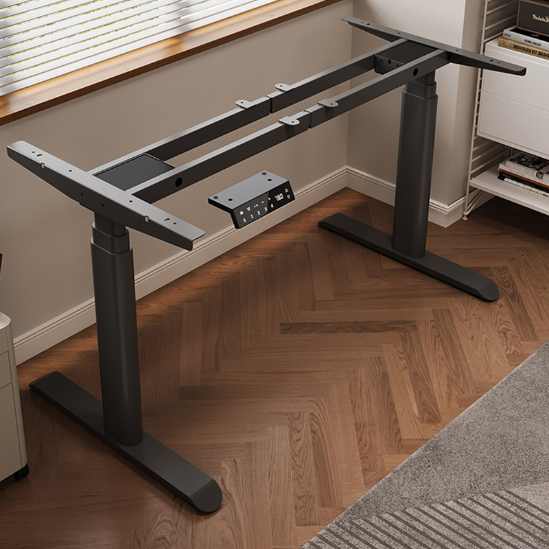 智能电动升降桌腿双电机双横梁升降桌架学习书桌办公桌电脑桌支架
