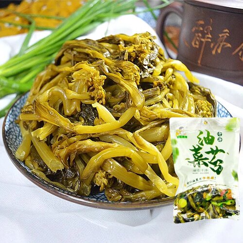 菜苔酸菜安徽特产芜湖油菜苔马鞍山宣城油菜苔咸菜下饭菜腌制酱菜