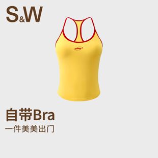 SW速惟运动背心女防震防下垂工字美背健身普拉提训练服瑜伽上衣