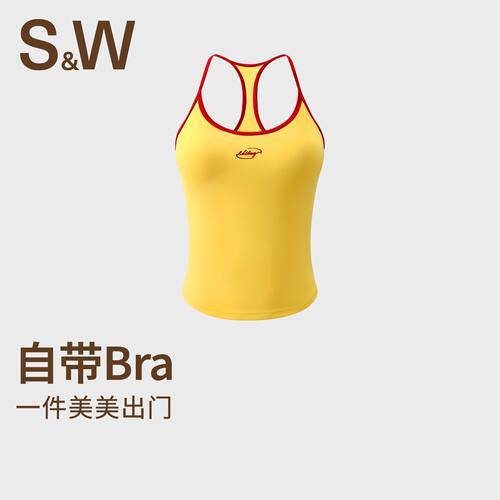 SW速惟运动背心女防震防下垂工字美背健身普拉提训练服瑜伽上衣