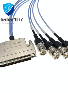 SCSI转PL75-47数据测试线 M17-176数据测试线 DB68转BNC三同轴