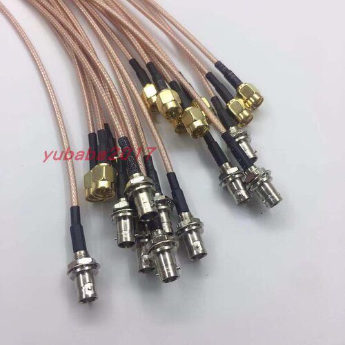 迷你BNC转SMA公射频馈线 Q6转SMA信号线 RG316馈线 MINI BNC转接