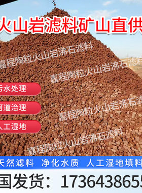 天然火山岩矿山直销园林造景污水处理河道治理红黑火山岩直发