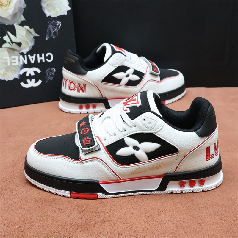 轻奢拼色魔术贴板鞋男女百搭内增高休闲运动鞋2026春季新款情侣鞋