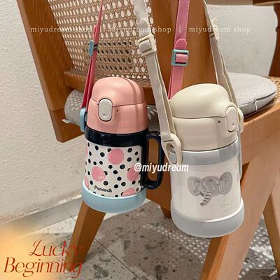 cottoli不锈钢保温吸管杯