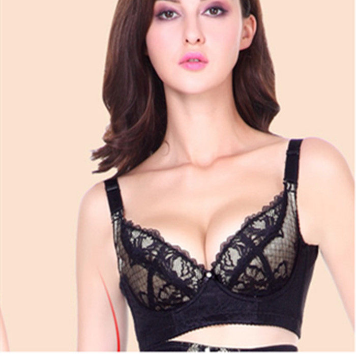 安提正品尼亚安蔻薇聚拢调整文胸性感胸罩美体内衣收副乳纯棉薄款