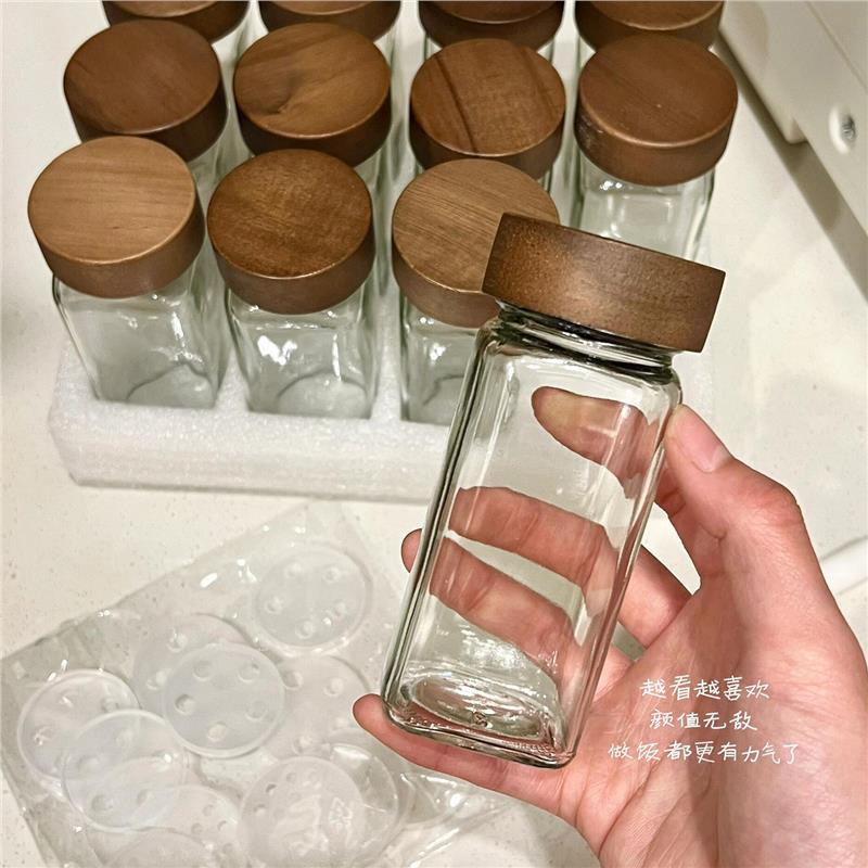 【厨房小角落】调料瓶厨房专用调料罐胡椒撒料玻璃家用分装调味品
