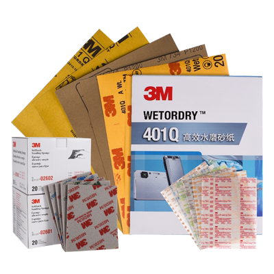正品3M干湿打磨砂纸抛光海绵砂纸