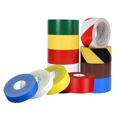 正品3M警示胶带划线标识耐磨无痕