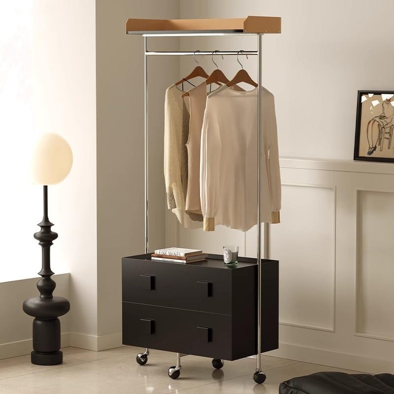 派歌北欧实木移动衣帽架